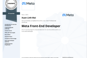 Meta Front-End Developer- Is the Professional Certificate from Facebook worth it?